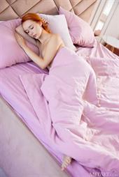 Lila Rouse Nude in Bed