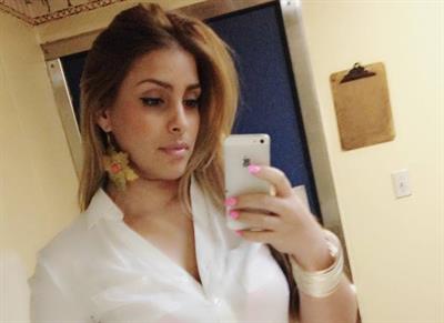 Bridget Olinda Garcia taking a selfie