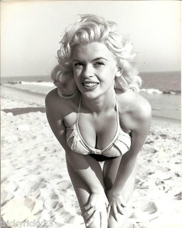 Jayne Mansfield in a bikini