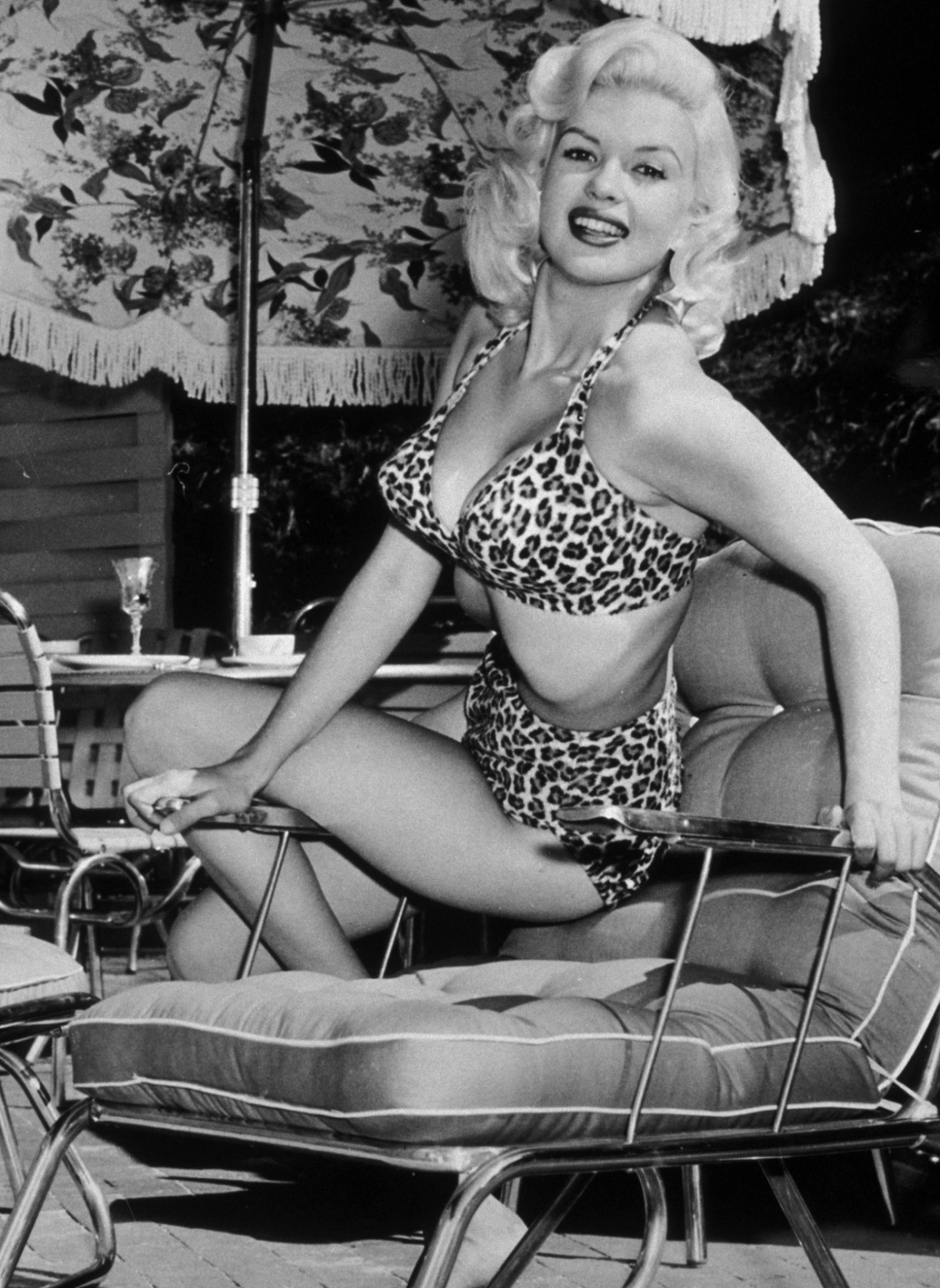 Jayne Mansfield in a bikini