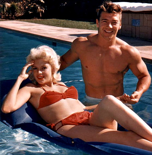 Jayne Mansfield in a bikini