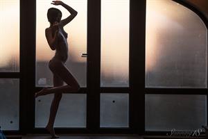 Vinka Nude Pictures Naked in the Museum