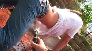 Next Door Nikki Nude Pictures Garden Hose Fun