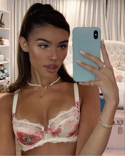 Madison Beer in lingerie