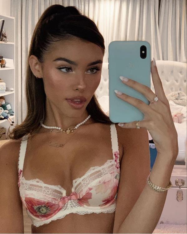 Madison Beer in lingerie