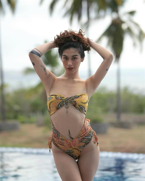 Zeinab Harake in a bikini