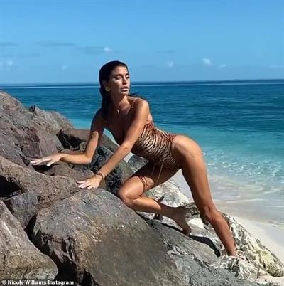 Nicole Williams English in a bikini