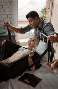 Anonymous in lingerie