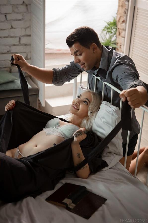 Anonymous in lingerie