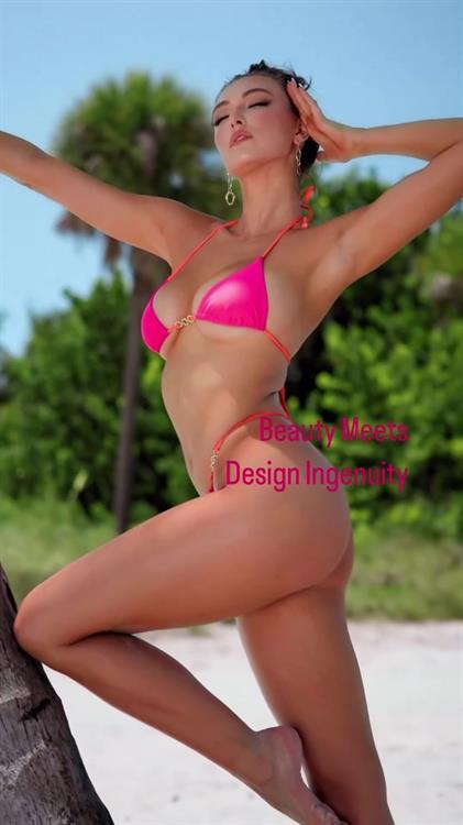 Rachel Pizzolato in a bikini