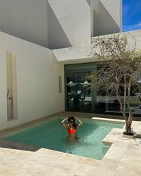 Marta Diaz in a bikini