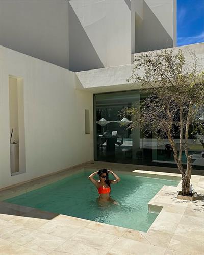 Marta Diaz in a bikini