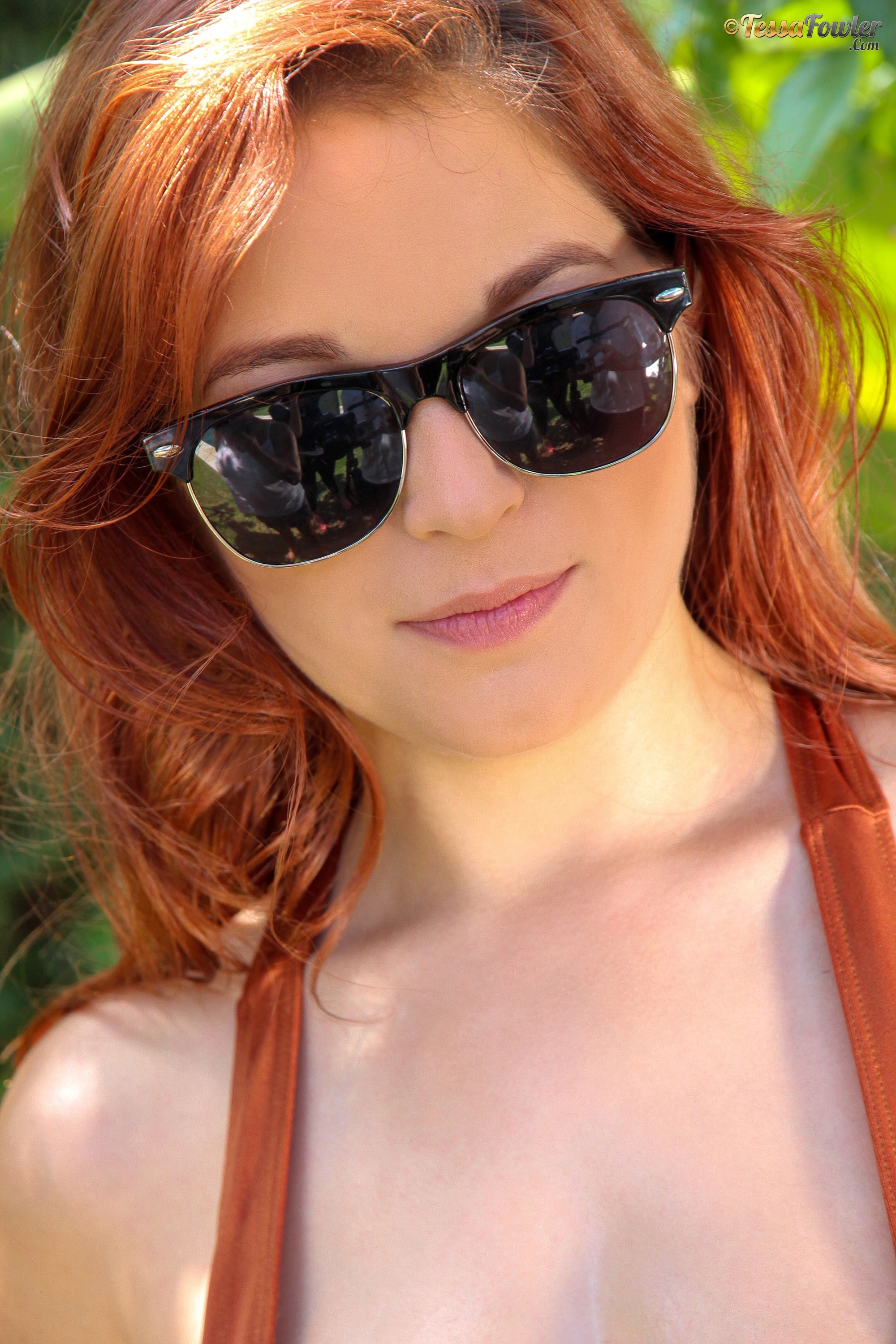 Tessa Fowler - Brown Bodysuit BTS Set 4