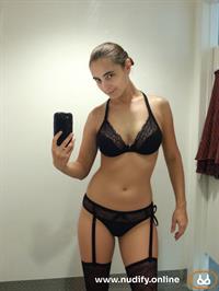 Anonymous in lingerie