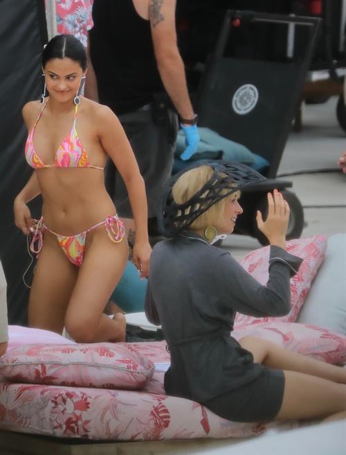 Camila Mendes in a bikini