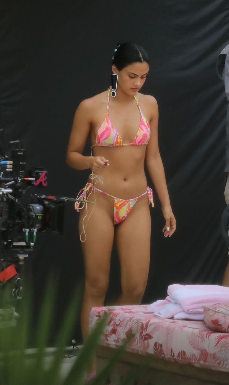 Camila Mendes in a bikini