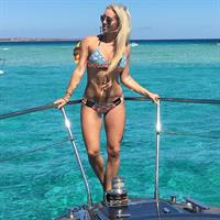 Carina Dahl in a bikini