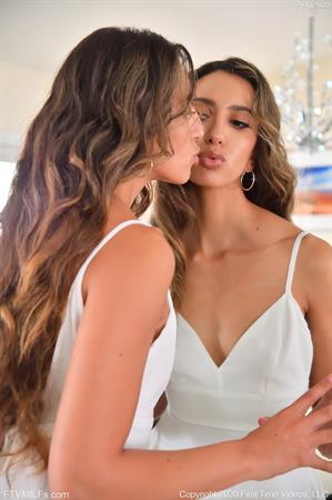 Angelica FTV Nude Pictures Innocent White Lace