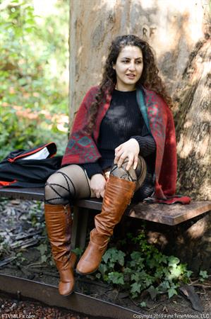 Woman In The Woods