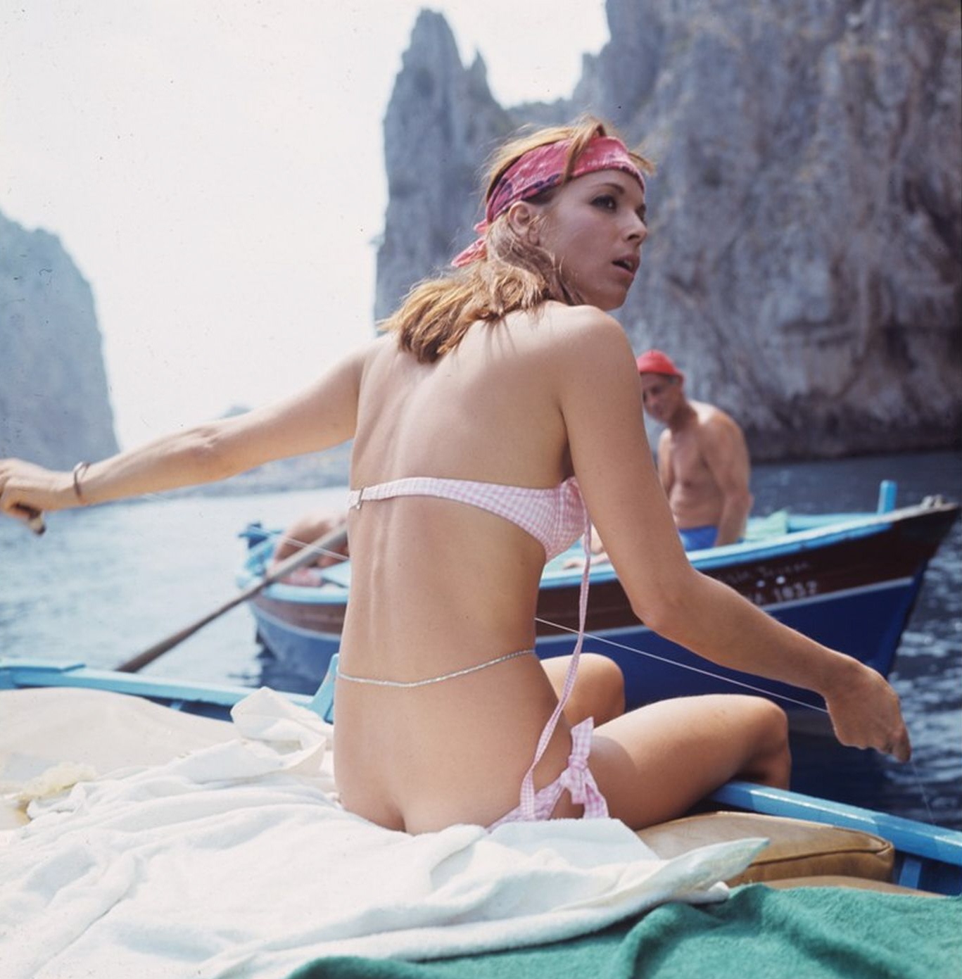 Elsa Martinelli in a bikini