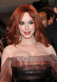 Christina Hendricks Metropolitan Museum of Art Costume Institute Benefit on May 2, 2011