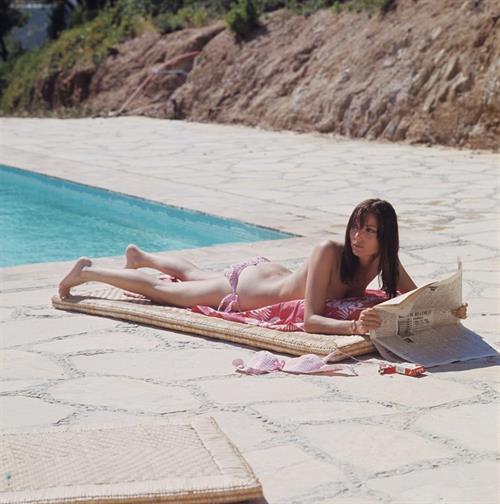 Elsa Martinelli in a bikini - ass