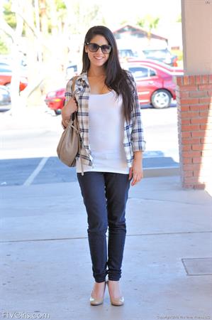 Lilly FTV Nude Pictures Lilly flashes tits and ass outside