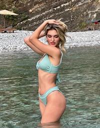 Drita Ziri in a bikini