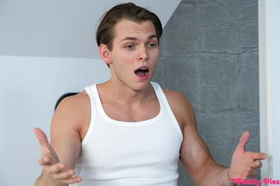 Lusty Nata Ocean tries on her stepmoms sheer lingerie and vibrator until her stepbro walks in and agrees to fuck her