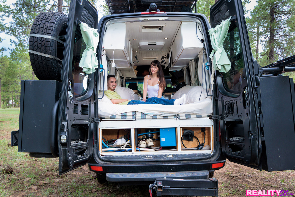 Lusty Lana Smalls is pissed her stepbro won't fuck her so she seduces him with dirty talk and a horny stiffie ride