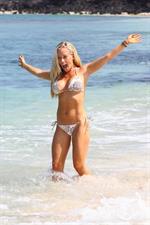 Kendra Wilkinson in a bikini