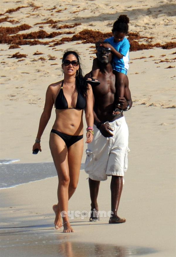 Kimora Lee Simmons in a bikini