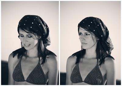 Eliza Dushku in a bikini