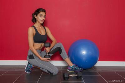 Belle Doing Her Fitness