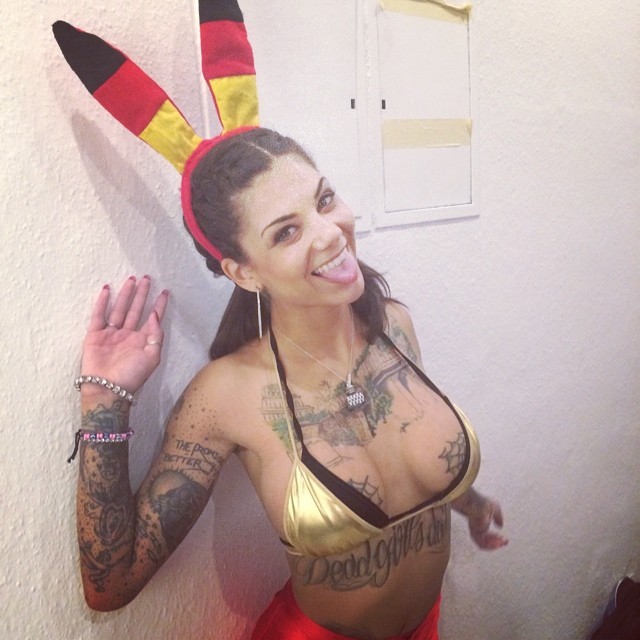 Bonnie Rotten in a bikini