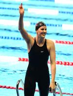 American Olympic Swimmer Missy Franklin won Gold in the 2012 Olympics