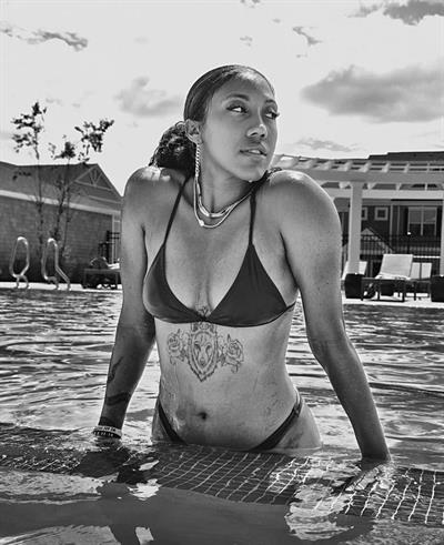 Arella Guirantes in a bikini