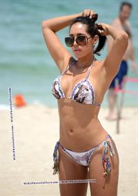 Andrea Calle in a bikini