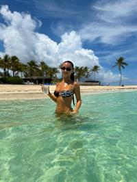Carli Bybel in a bikini