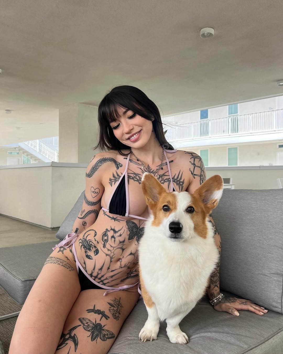 Mia Sayoko in a bikini