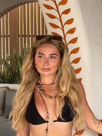 Saffron Barker in a bikini