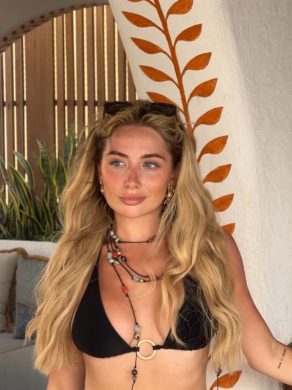 Saffron Barker in a bikini