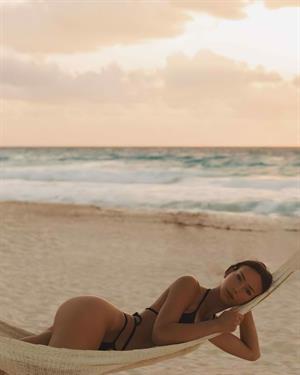Sunning on a hammock 