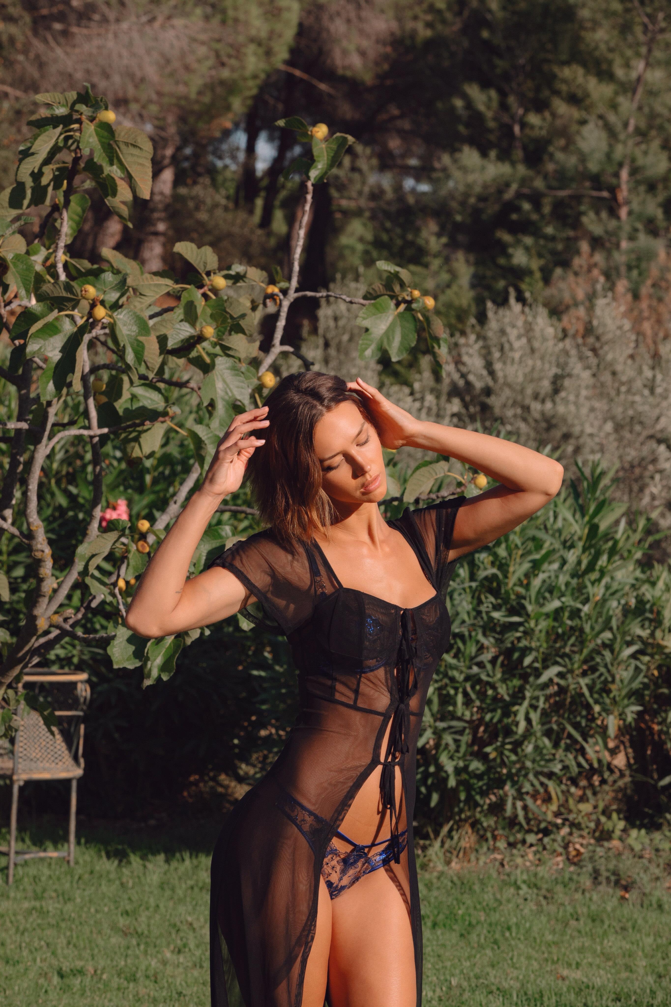 Black negligee