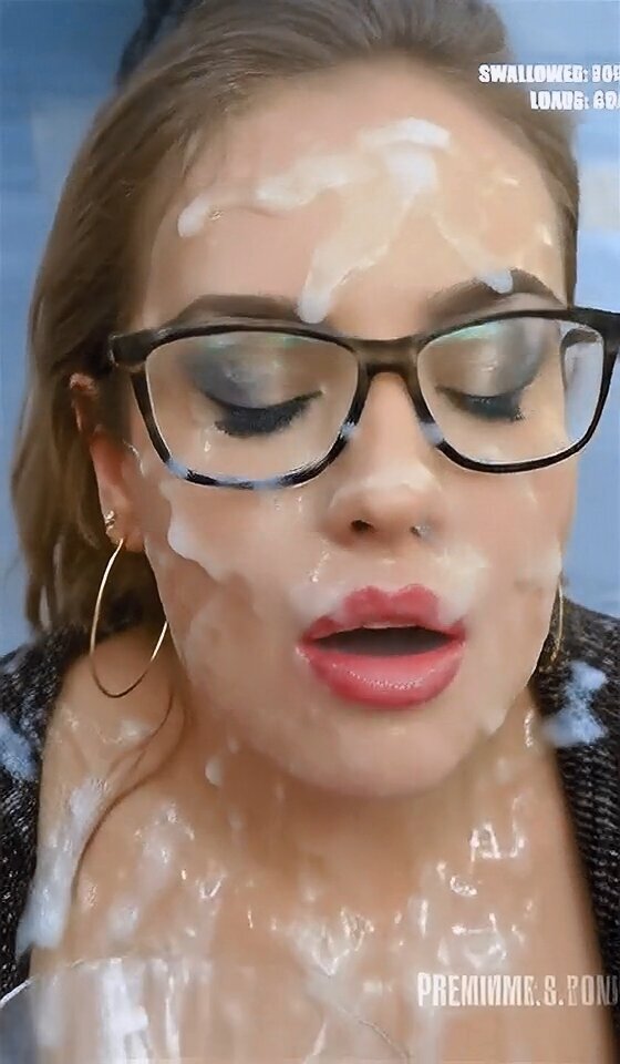 Finnish cumslut JenKowski gets her face covered in cum