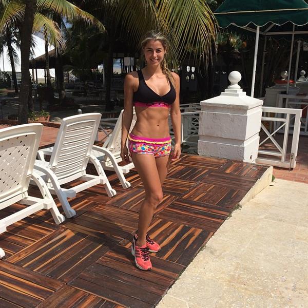 Cristina Hurtado in a bikini