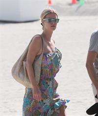 Nicky Hilton Hotel pool in Miami - December 31, 2012