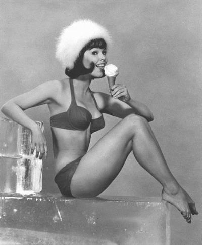 Yvonne Craig in a bikini