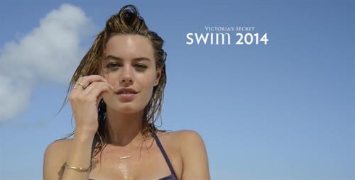 Camille Rowe in a bikini