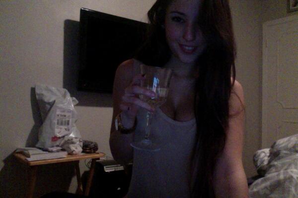 Angie Varona taking a selfie